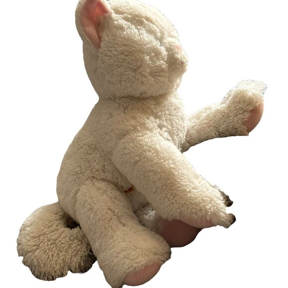 Build-A-Bear Kitty Cat Plush Toy Stuffed Animal White Himalayan Persian Blue Eye - Picture 3 of 6